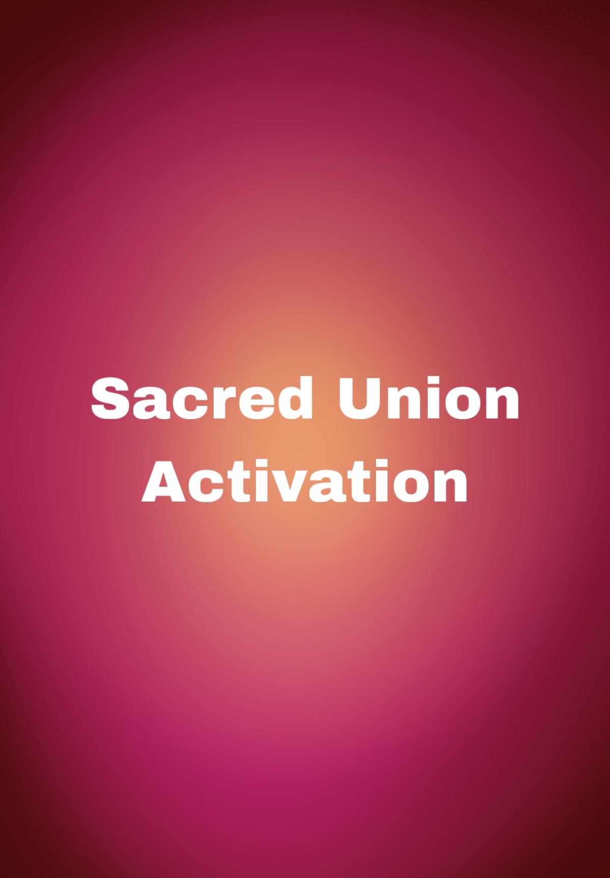 Mid Tier - Sacred Union Activation